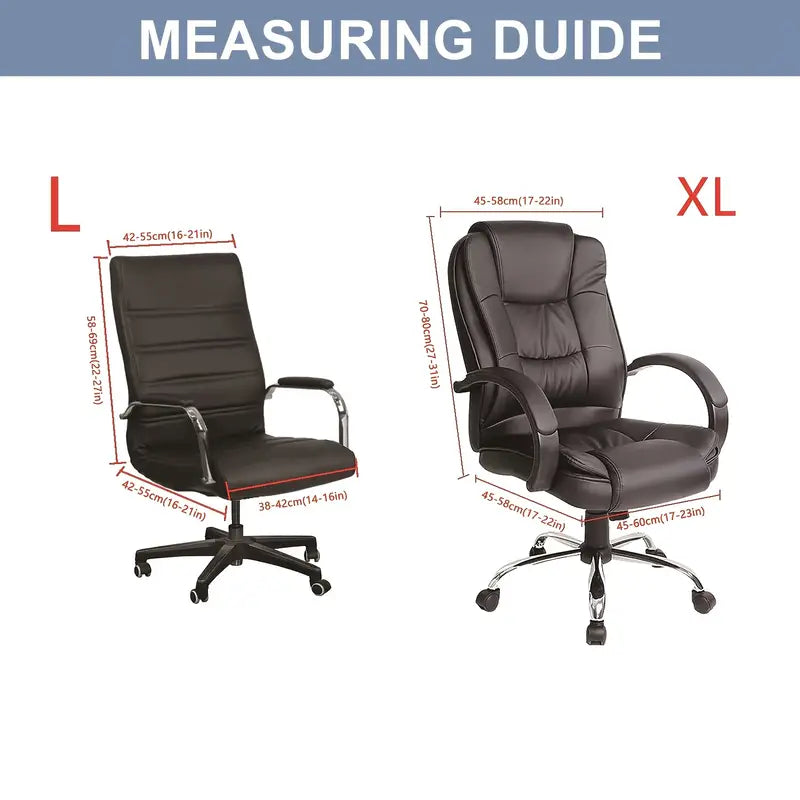 Stretchable Non-Slip Chair Cover for Home Office (1pc)